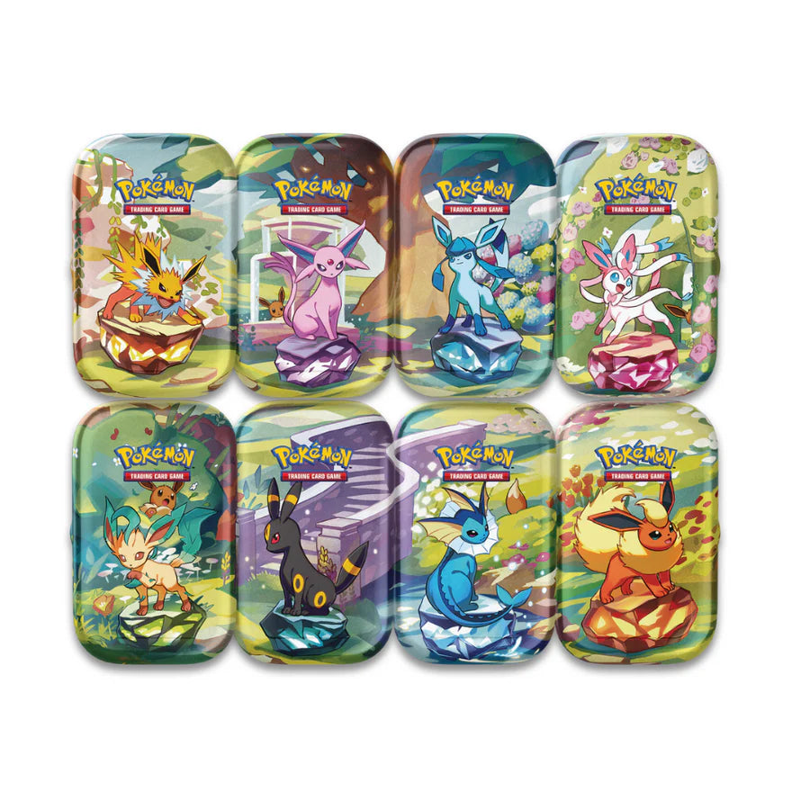 Pokémon Scarlet & Violet- Prismatic Evolution Mini Tin Display