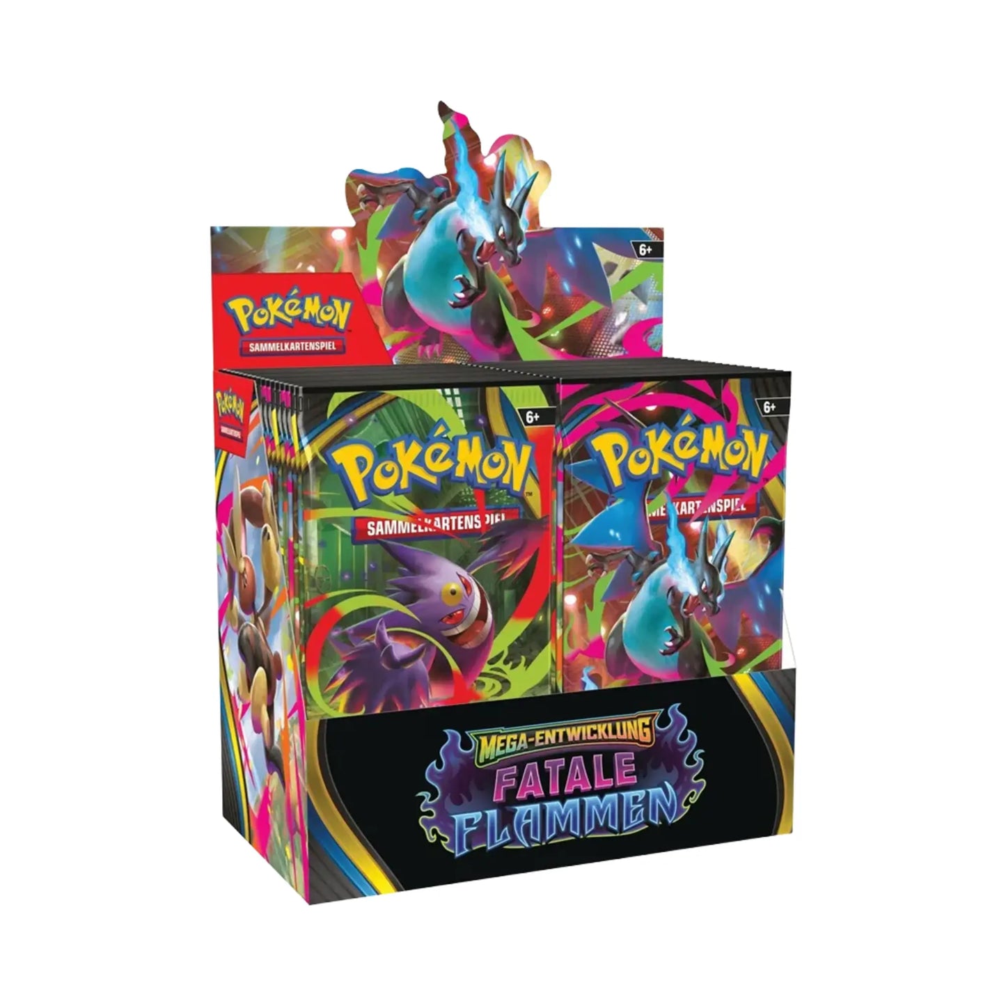 Pokémon Booster-Display (36 Stück) Mega-Entwicklung – Fatale Flammen