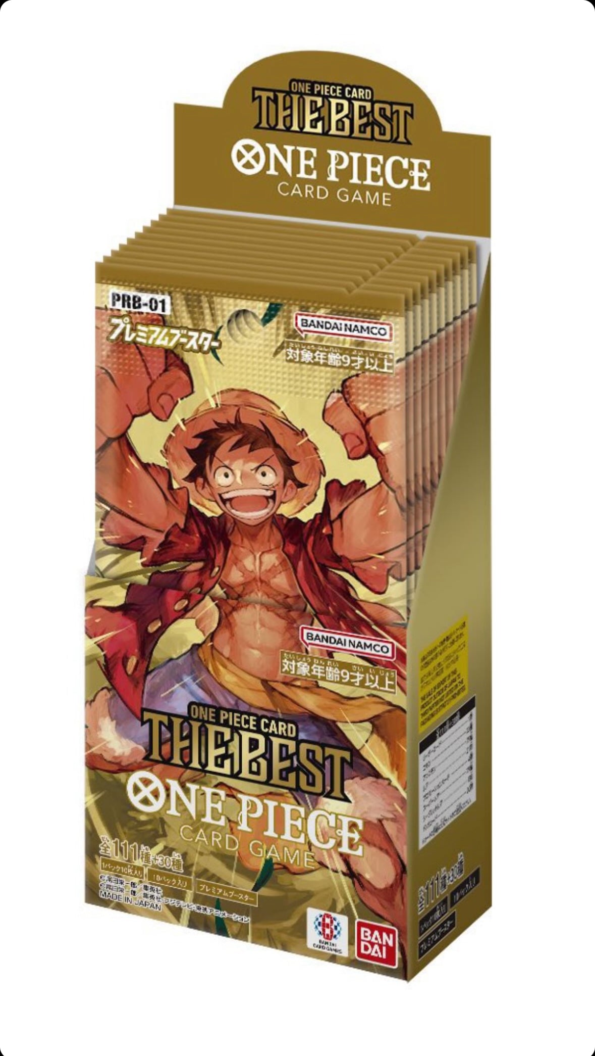 One Piece Card Game - The Best Premium Booster Box Display PRB01 [JP]