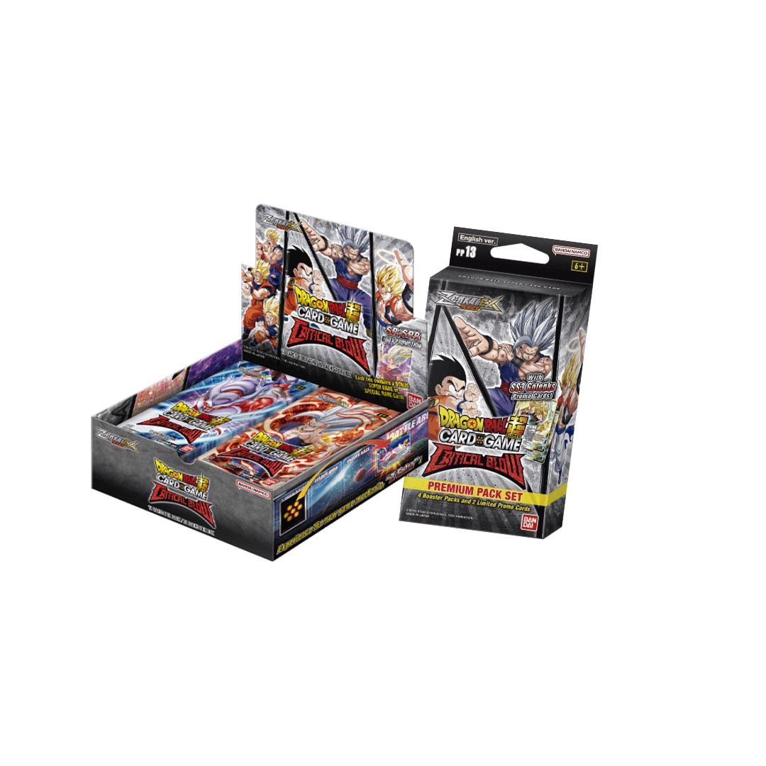 BUNDLE - Dragon Ball Super Card Game Critical Blow [DBS-BT22] Display & Premium Pack Set - EN