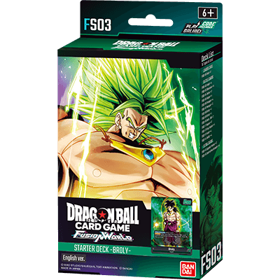 Dragonball Super Card Game Fusion World - STARTER DECK -BROLY- [FS01] [EN]