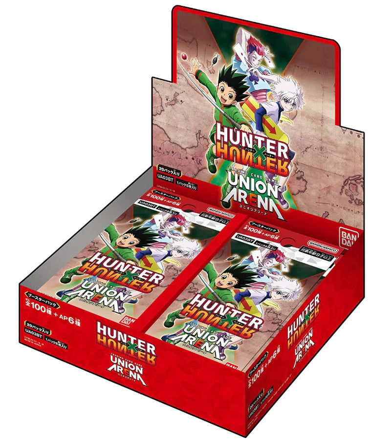 hxh, hxh box, hxh tcg, union arena, union arena jjk. union arena hunter x hunter, hunter x hunter tcg, hxh booster, hxh booster box, hxh pack