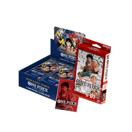 One Piece Card Game - Romance Dawn Display Luffy Bundle - EN