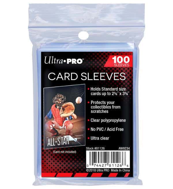 100 Ultra Pro Standard Card Sleeves